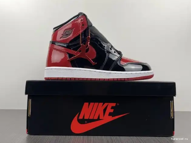 OG 555088-063 Bred Air 1 High Jordan Patent 0511